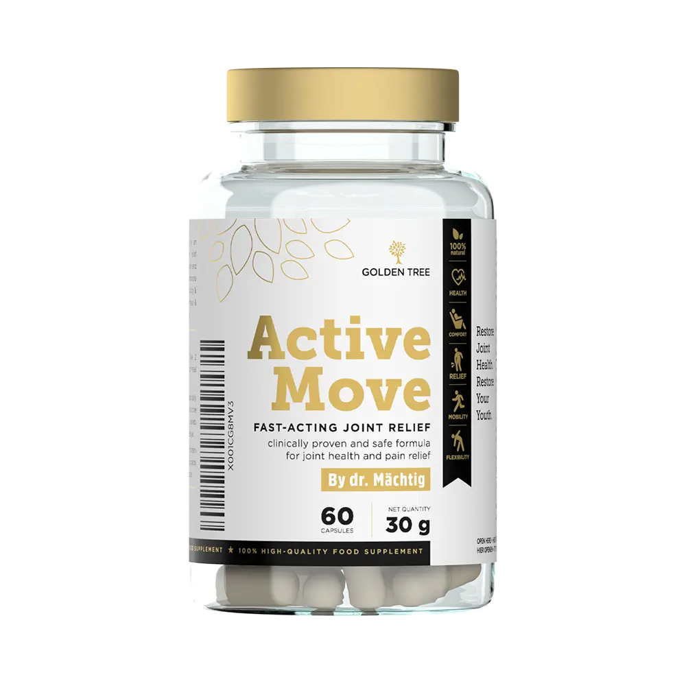 Active Move Joint Support by Golden Tree — 60 capsule bottle