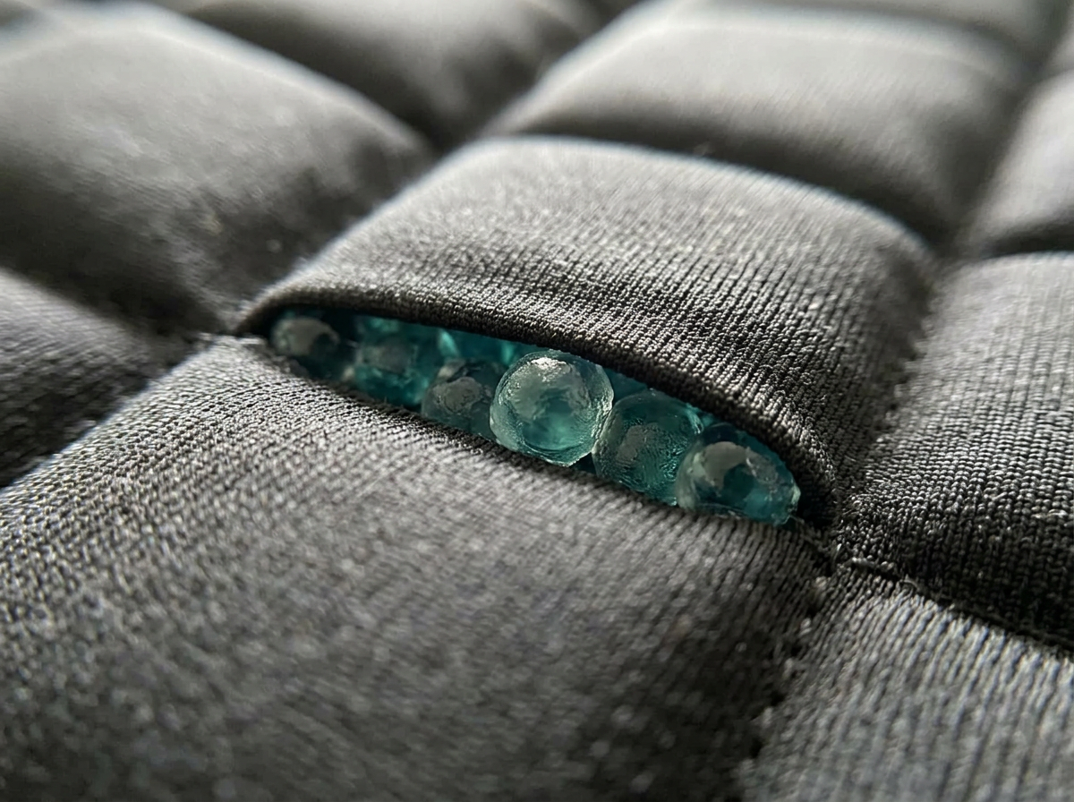 TheraICE Migraine Relief Cap — gel and fabric detail